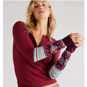 Free People Mikah Layering Thermal Cuff
